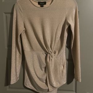 Karen Kane Champagne Shimmer Top
